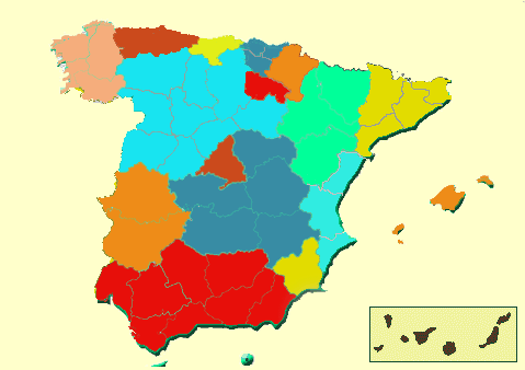 Mapa de Espaa